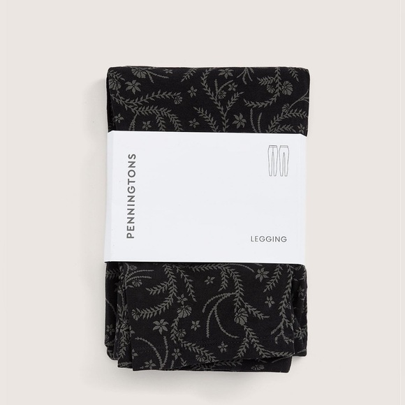 NWT 2X Penningtons Floral Printed Leggings - Picture 5 of 8